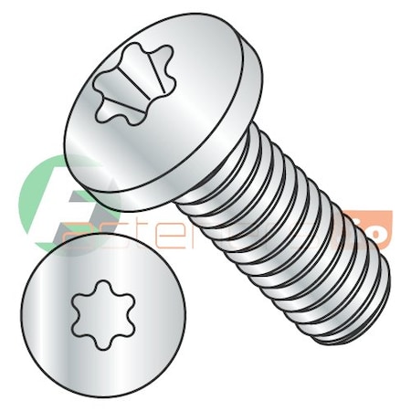 M5-0.80 X 8 Mm Torx Pan Machine Screw, Zinc Plated Steel, 1500 PK